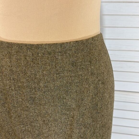 LOFT Pencil Skirt Size 4 Wool Blend Beige Tan NWOT * - Picture 6 of 12